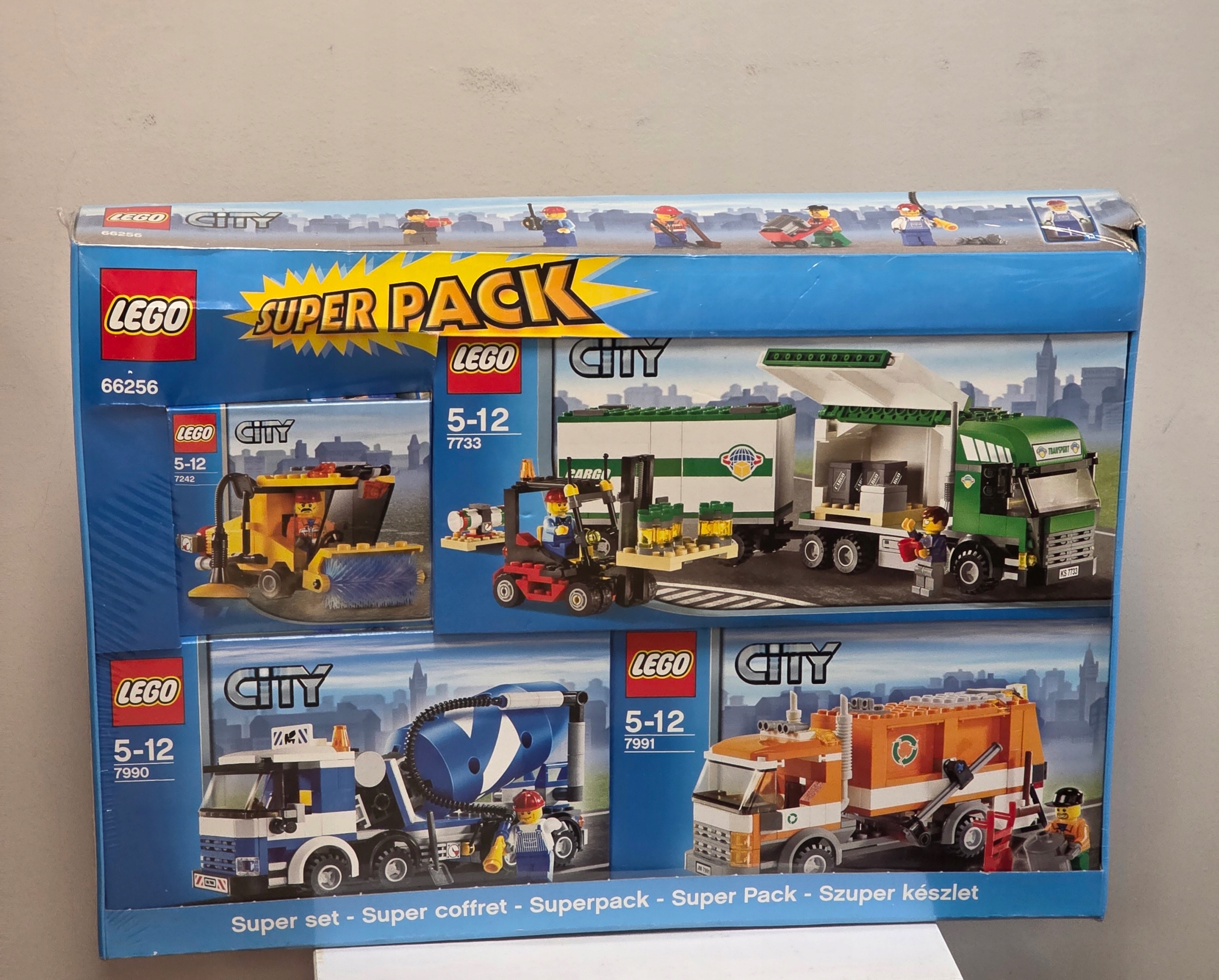 Lego City 66256 pack 7733 7242 7991 7990