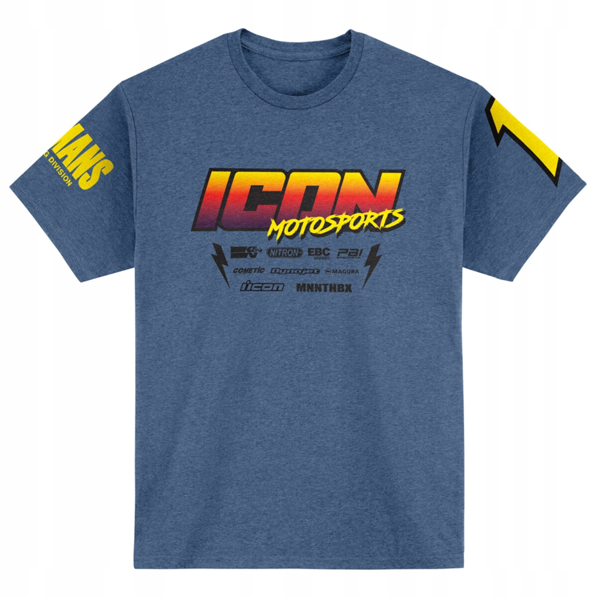 

Icon Motosport koszulka Quarterflash niebieska XL