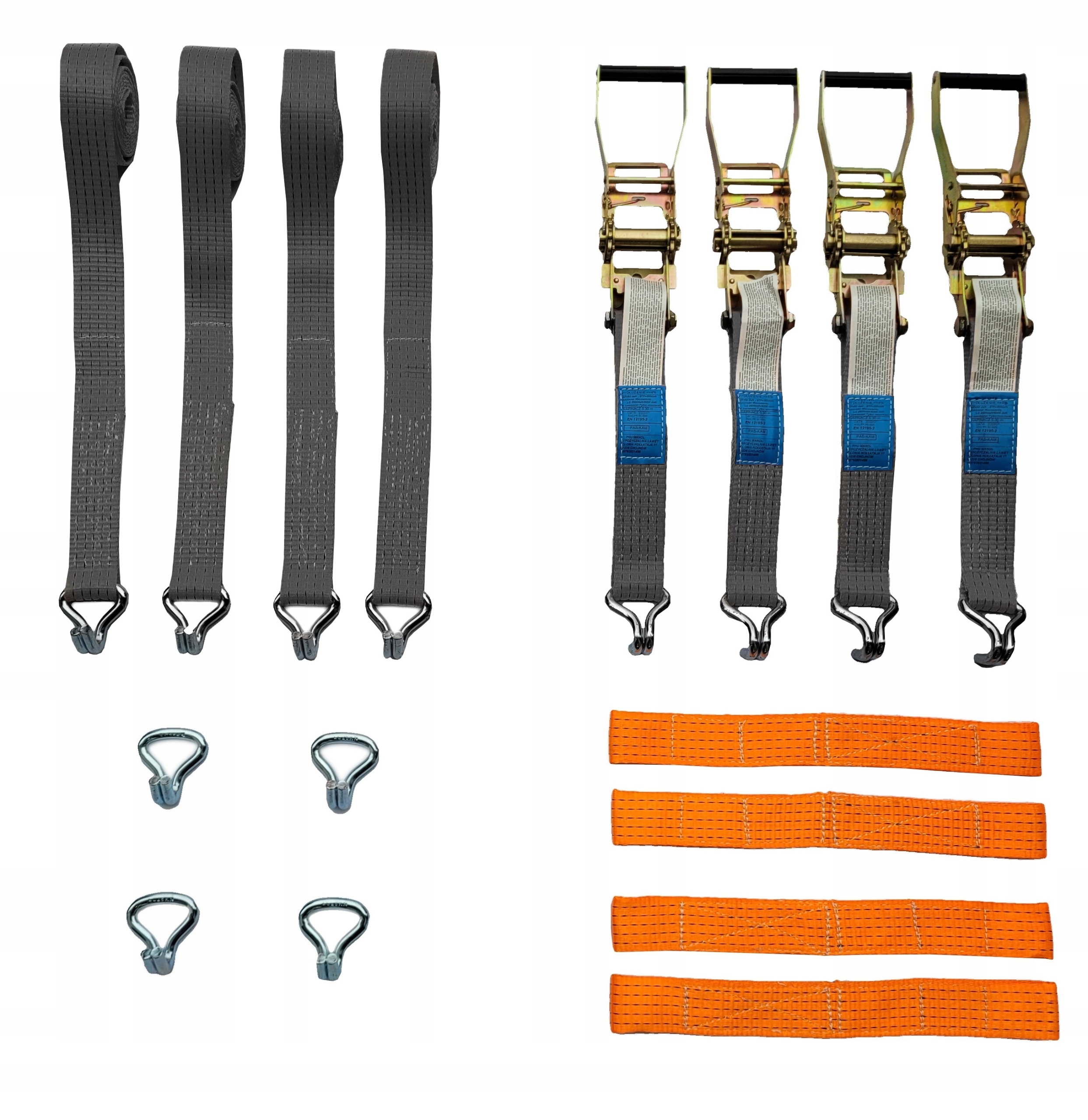 Přepravní pásy 4T 3 m 4% 3PKT Autolaweta Szelka