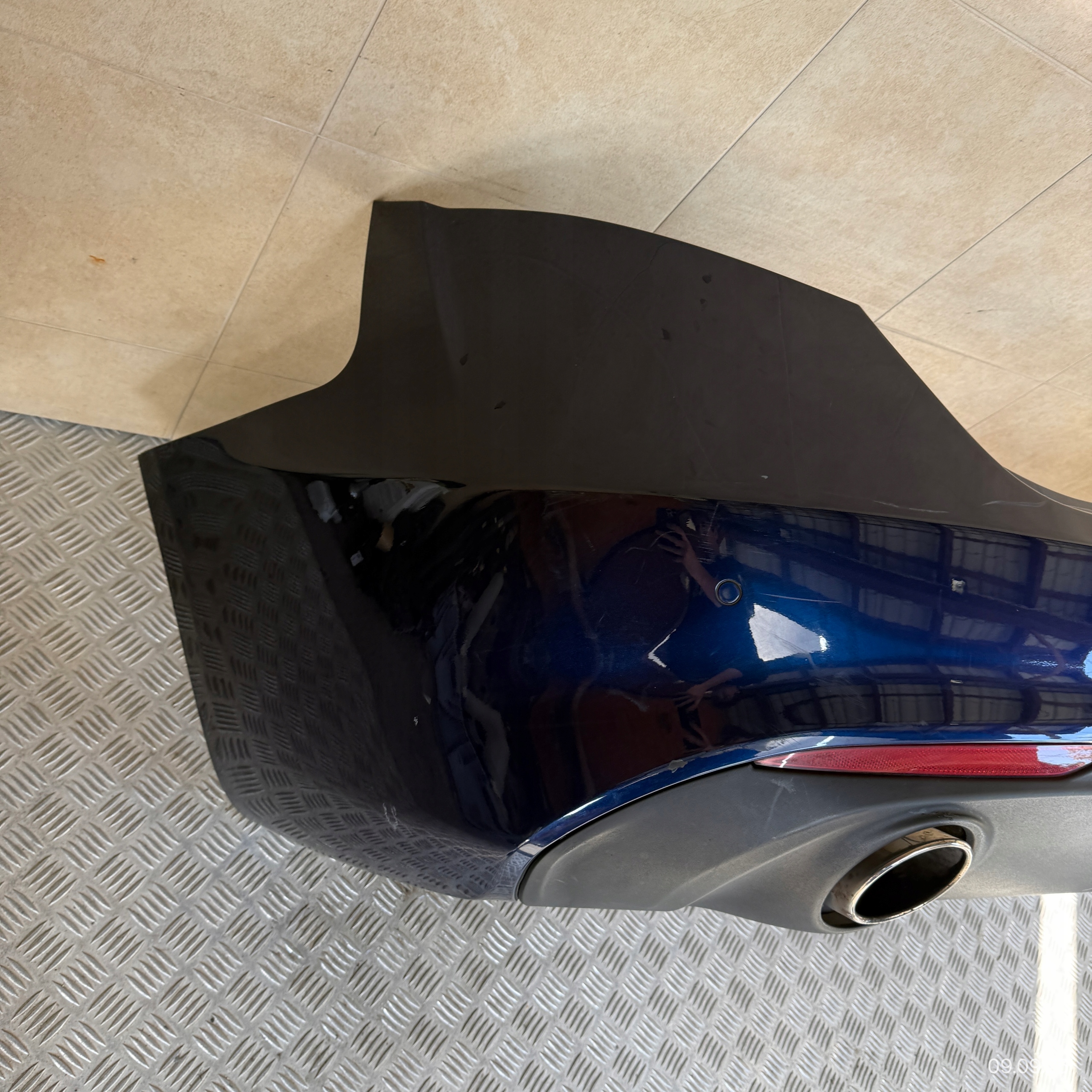 bumper rear complete ALFA ROMEO GIULIA 2018 ROK 4 PDC without INSTALACJI