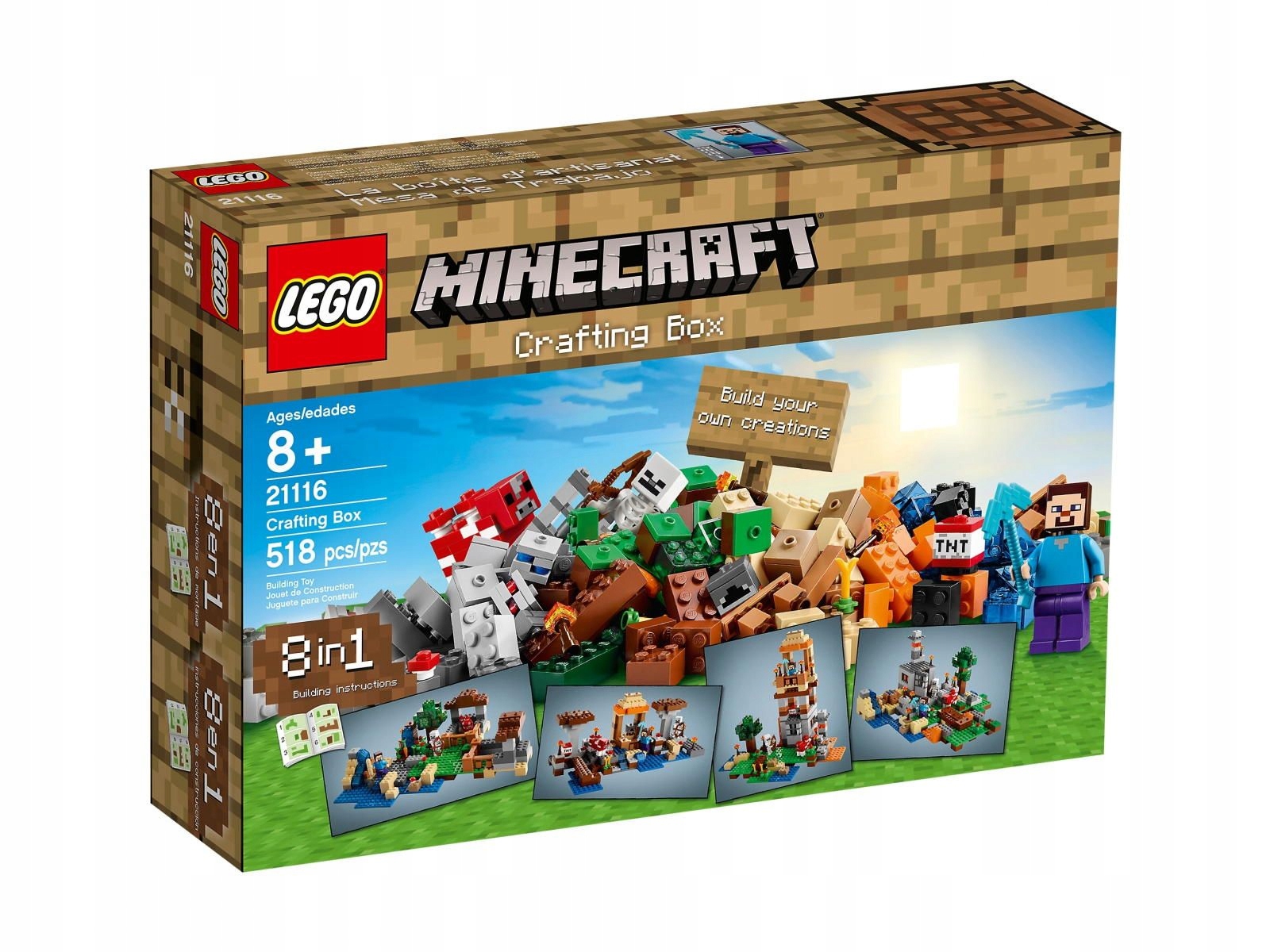 Lego Minecraft 21116 Kreativní dílna Nové