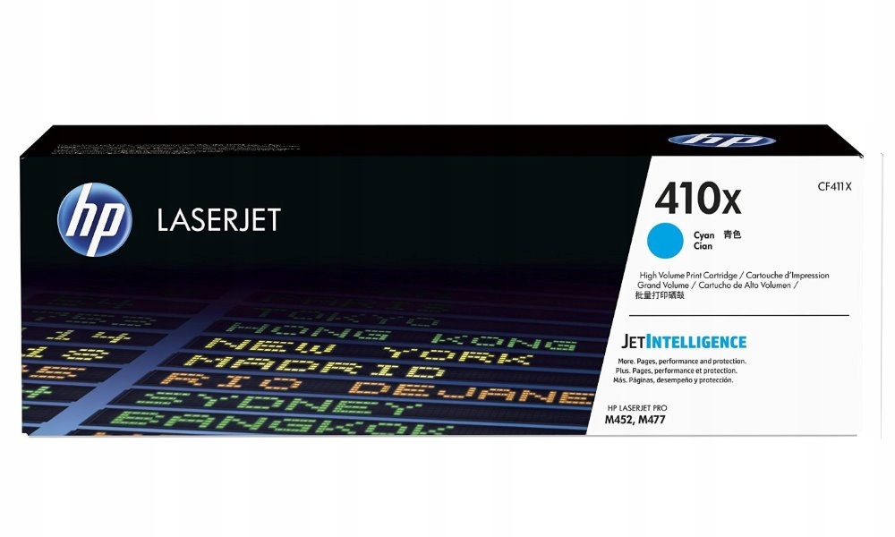 Hp tisková kazeta 410X azurová originál, CF411X