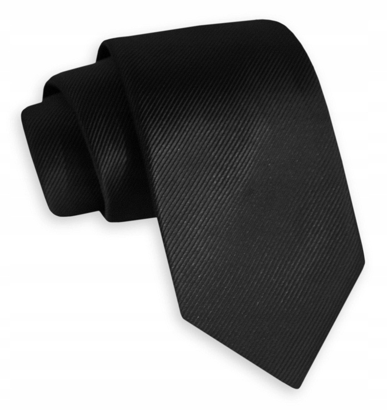 Черный классический широкий галстук Анджело ди Монти