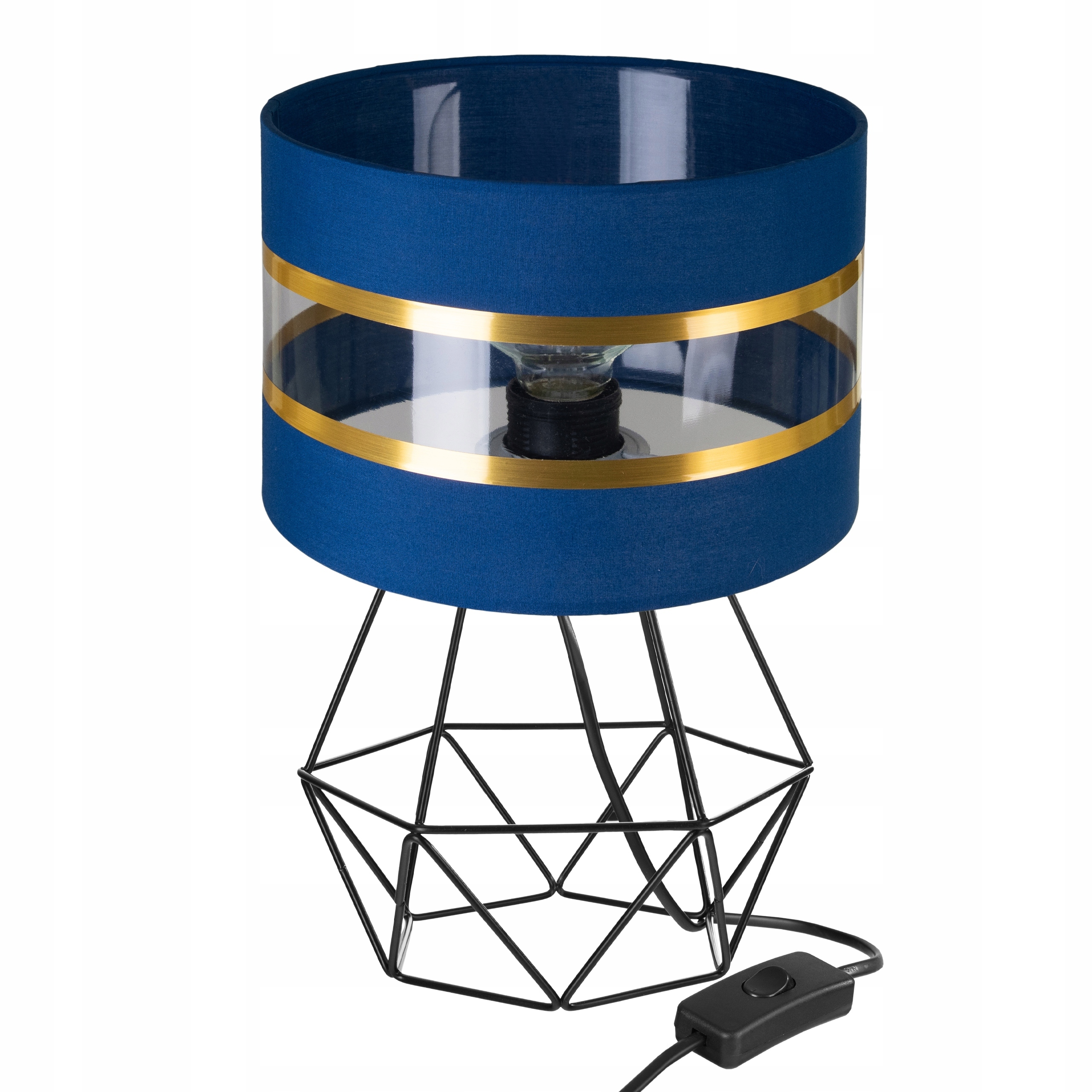 LAMPKA NOCNA STOŁOWA BIURKOWA NOWOCZESNA ABAŻUR