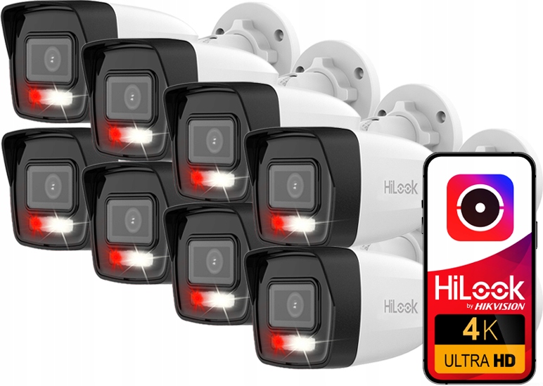 Kamera Ip 8MPx 4K Poe Smart Hybrid Light Detekcia Pohybu 8x IPCAM-B8-30DL