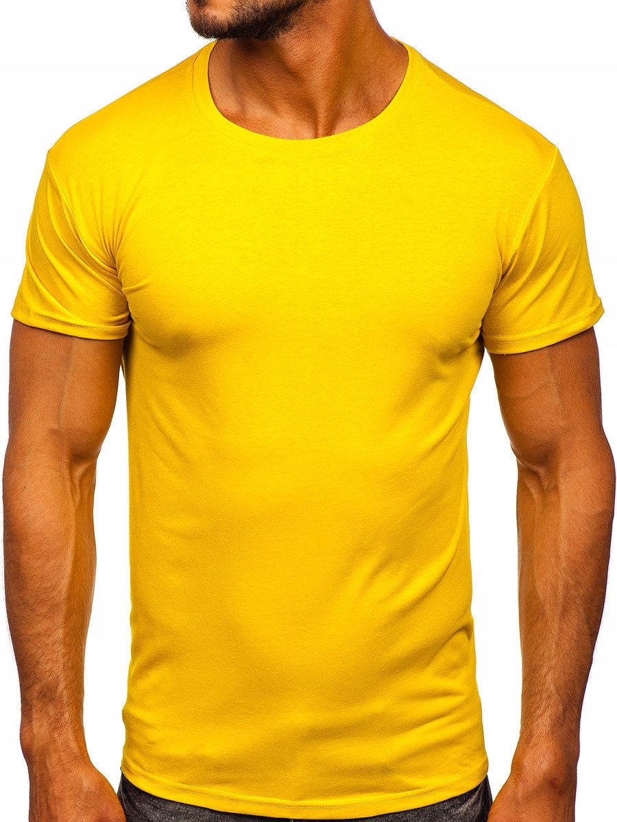 

T-shirt Męski Koszulka Ciemnożółta 2005 Denley_l