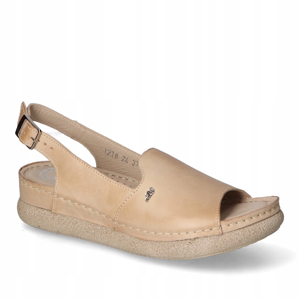 Sandály Waldi 1218 Béžová lico 39