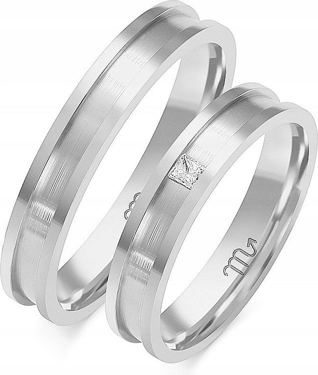 Zlatý novomanželský prsten 14k 585 vel. 14 15 16, originální s gravírováním