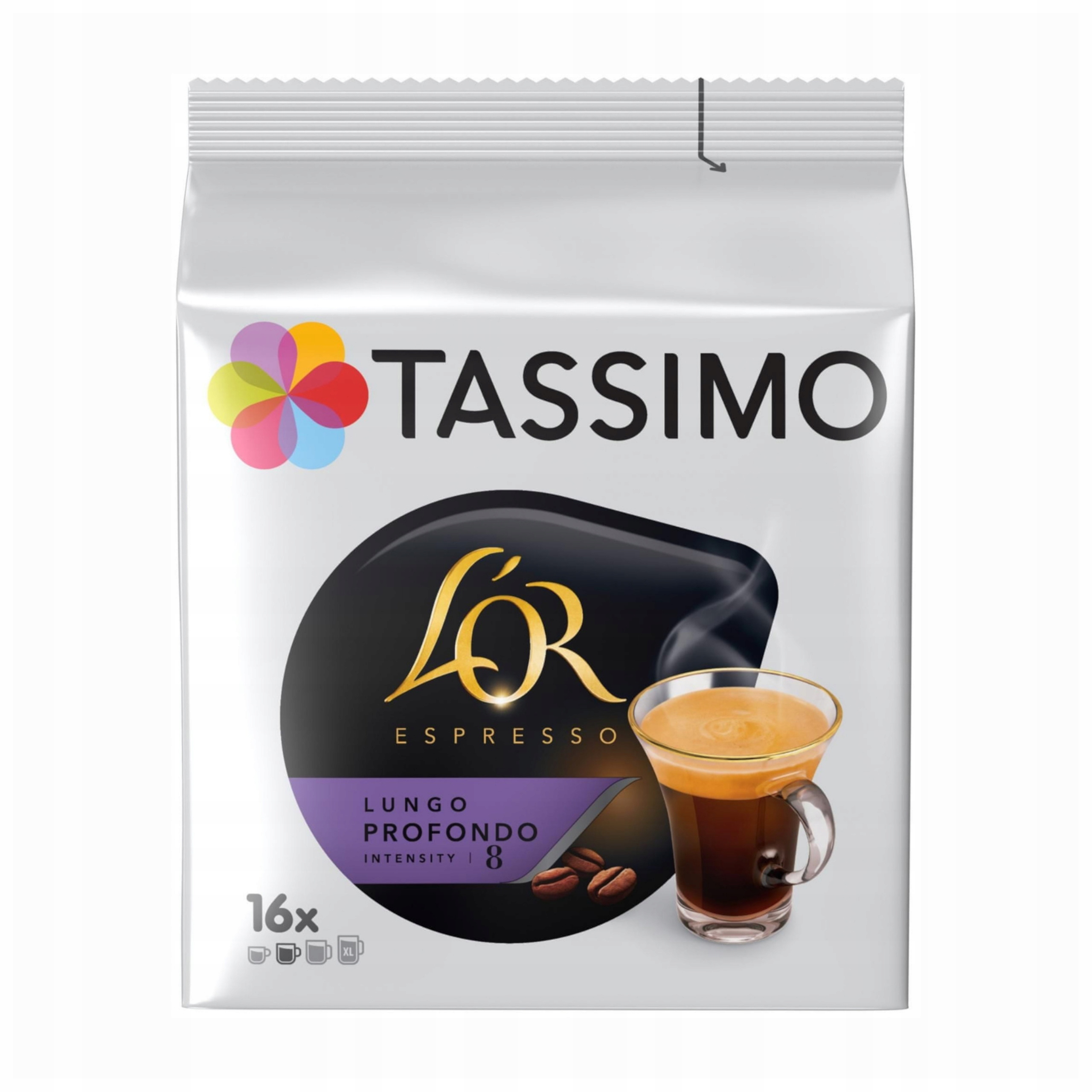 Tassimo L'or Lungo Profondo 16 kapslí s kávou