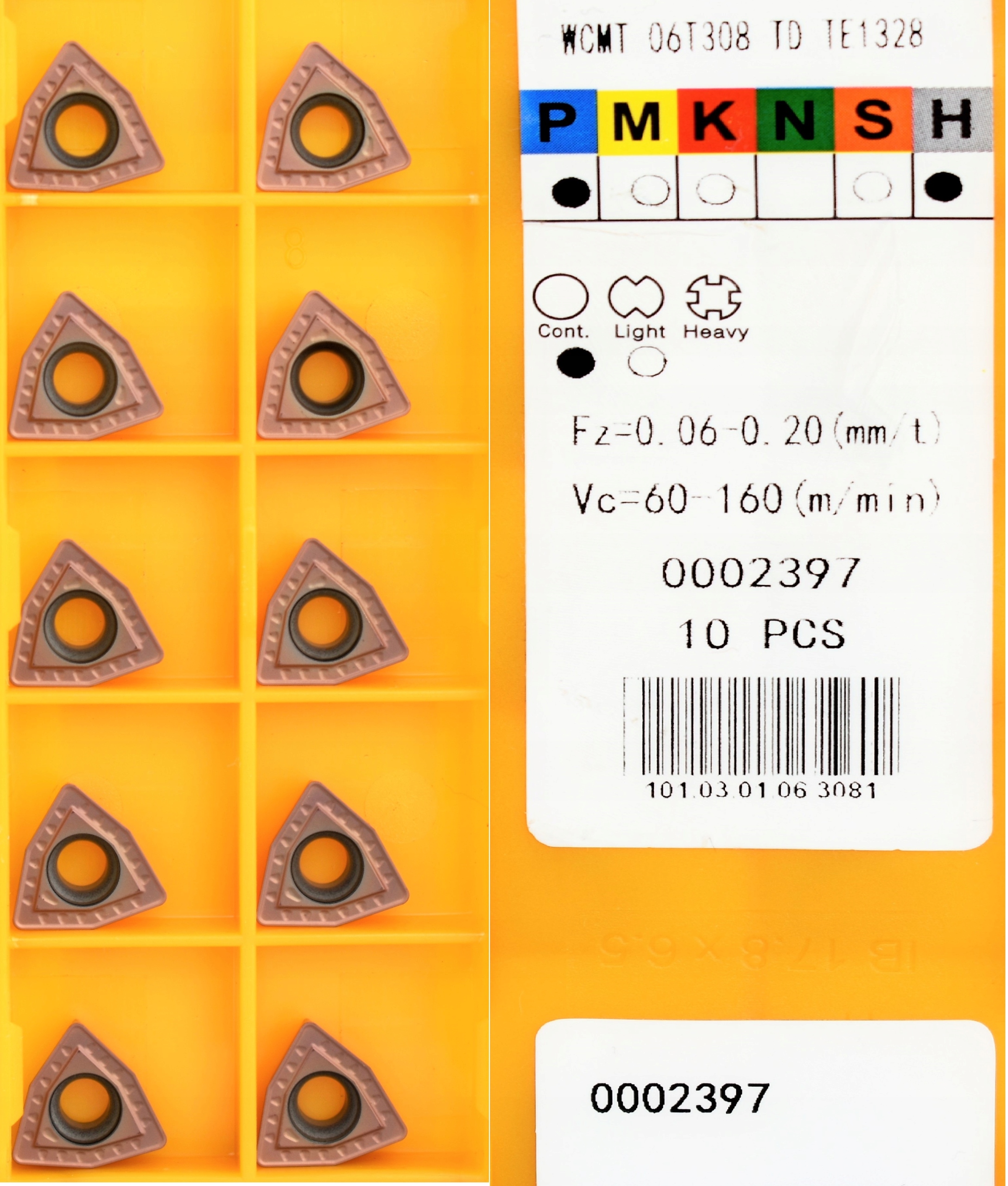 Płytki Wieloostrzowe Wcmt 06T308 Td TE1328
