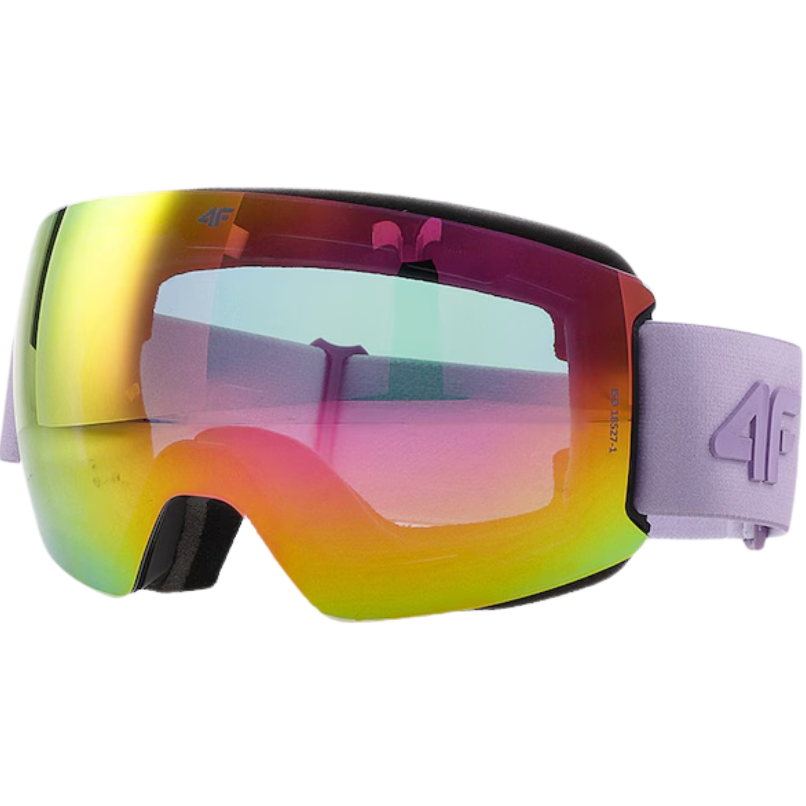 Damskie Gogle Narciarskie Z Multibarwną Powłoką 4F Okulary UV400 S2