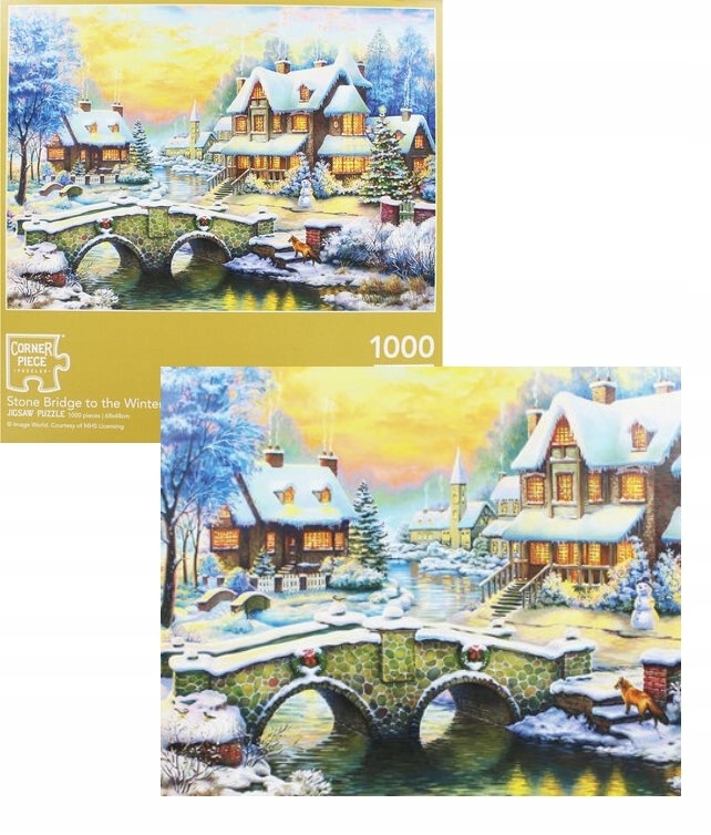 

Puzzle 1000EL. Kamienny Most W Zimie