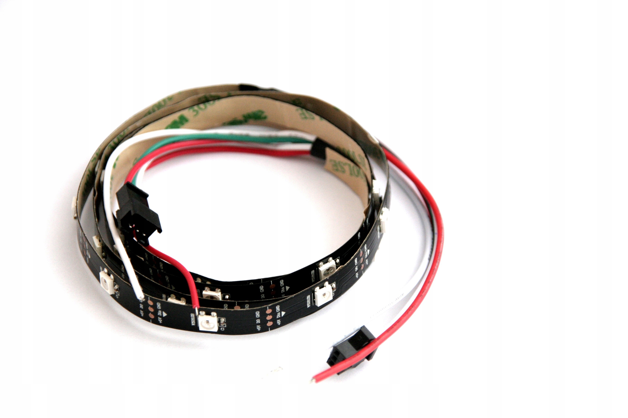 LED RGB WS2812B Black Strip 1m 30LEDs/m