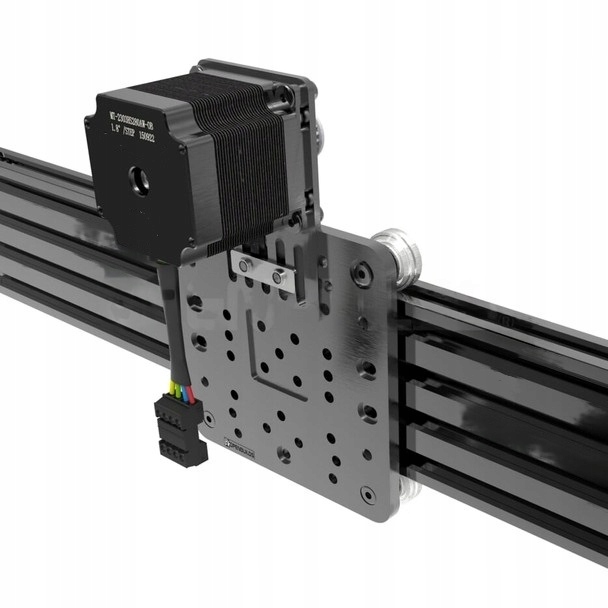 Lineární vedení 250 mm s ozubeným řemenem 3GT-NEMA 23 -2,45 Nm-VERTIKÁLNÍ
