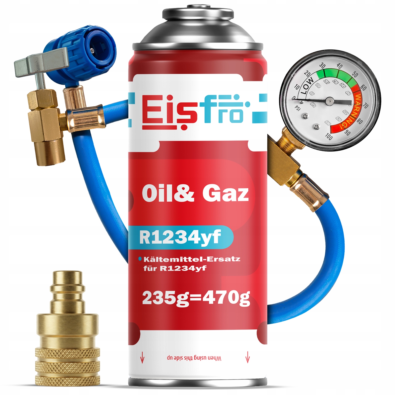 Gaz Pro Klimatizace R1234yf chladivo 2v1 XL Kabel Adaptér