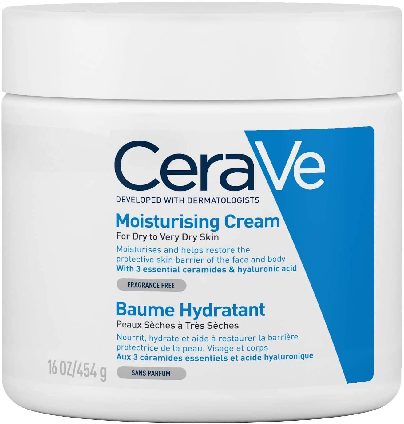 CeraVe Balsam nawilżający do skóry suchej i bardzo suchej, 454 g