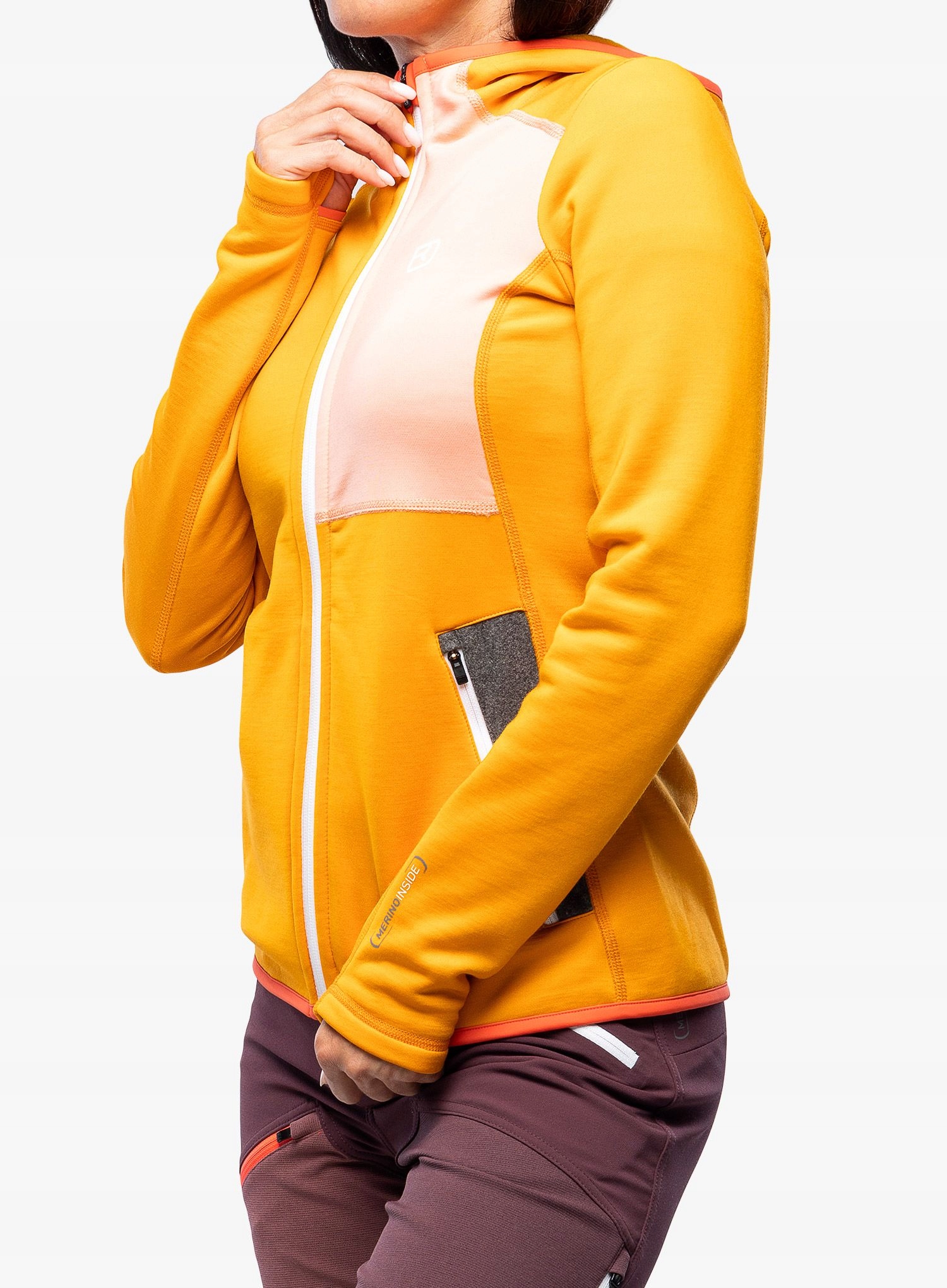 Bluza damska Ortovox Fleece Hoody autumn leaves L