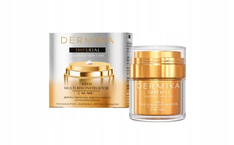 Zpevňující krém na obličej Dermika Imperial na noc 50 ml Akce
