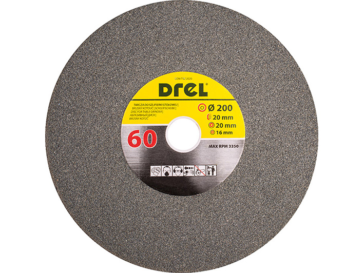 

Tarcza Szlifierska Kamień 200 x 20 x 20 mm P60