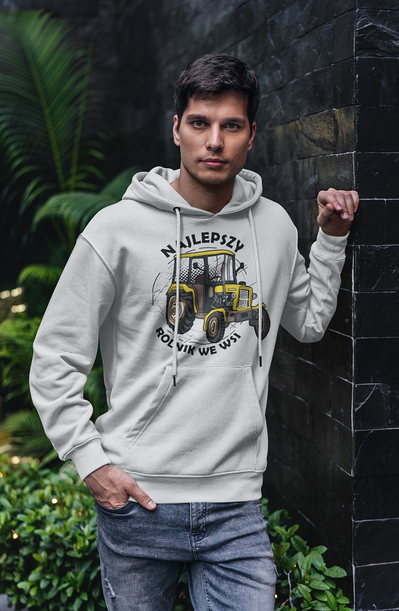 BLUZA KANGURKA PREZENT NAJLEPSZY ROLNIK WE WSI Rozmiar one size