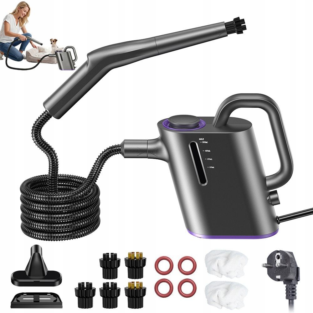 Parní Čistič Oken, Čistič Spár, Čalounění, Parní Čistič, Ruční Čistič, 1500 W