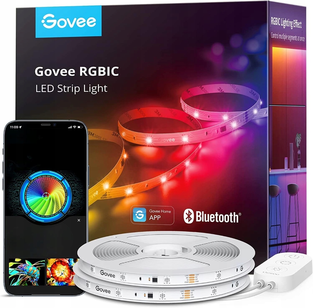 Led Páska Rgb Osvetlenie Govee H617E 20 M Svetelná Lišta Neónová Aplikácia