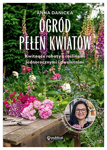 Ogród pełen kwiatów. Kwitnące rabaty z roślinami..