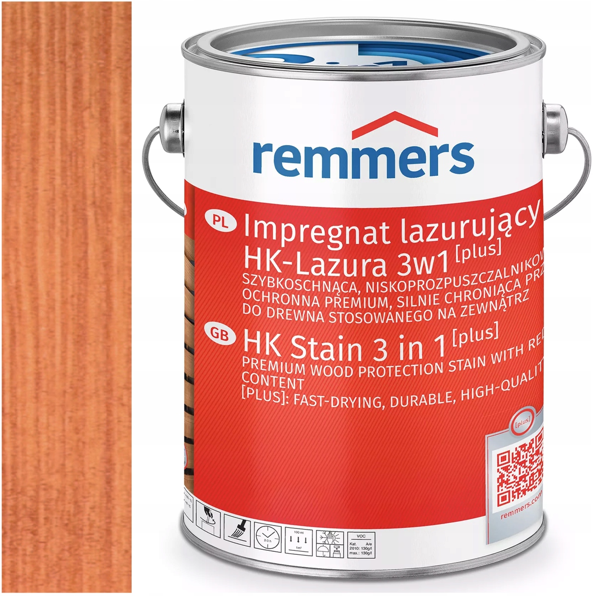 Remmers HK-Lasur HK-Lazura Plus ochranná lazura na dřevo Teak Tek 5L