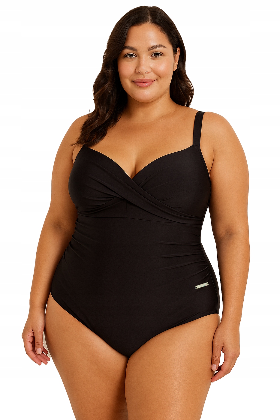 Jednodílné plavky Gabbiano Sonia Plus Size černé 48C 4XL 100C