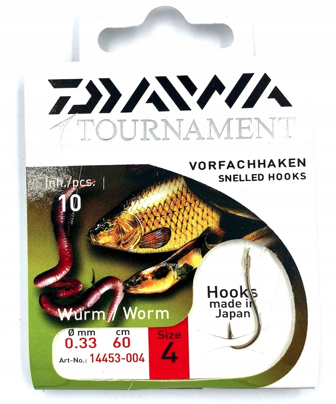 Daiwa Hak Z Przyponem R4 10SZT Worm