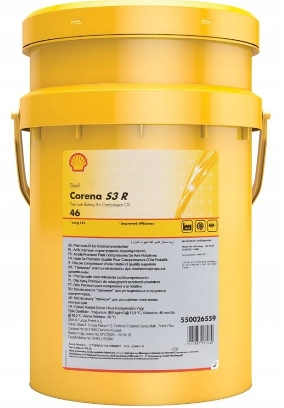 Olej Shell Corena S3 R 46 20L
