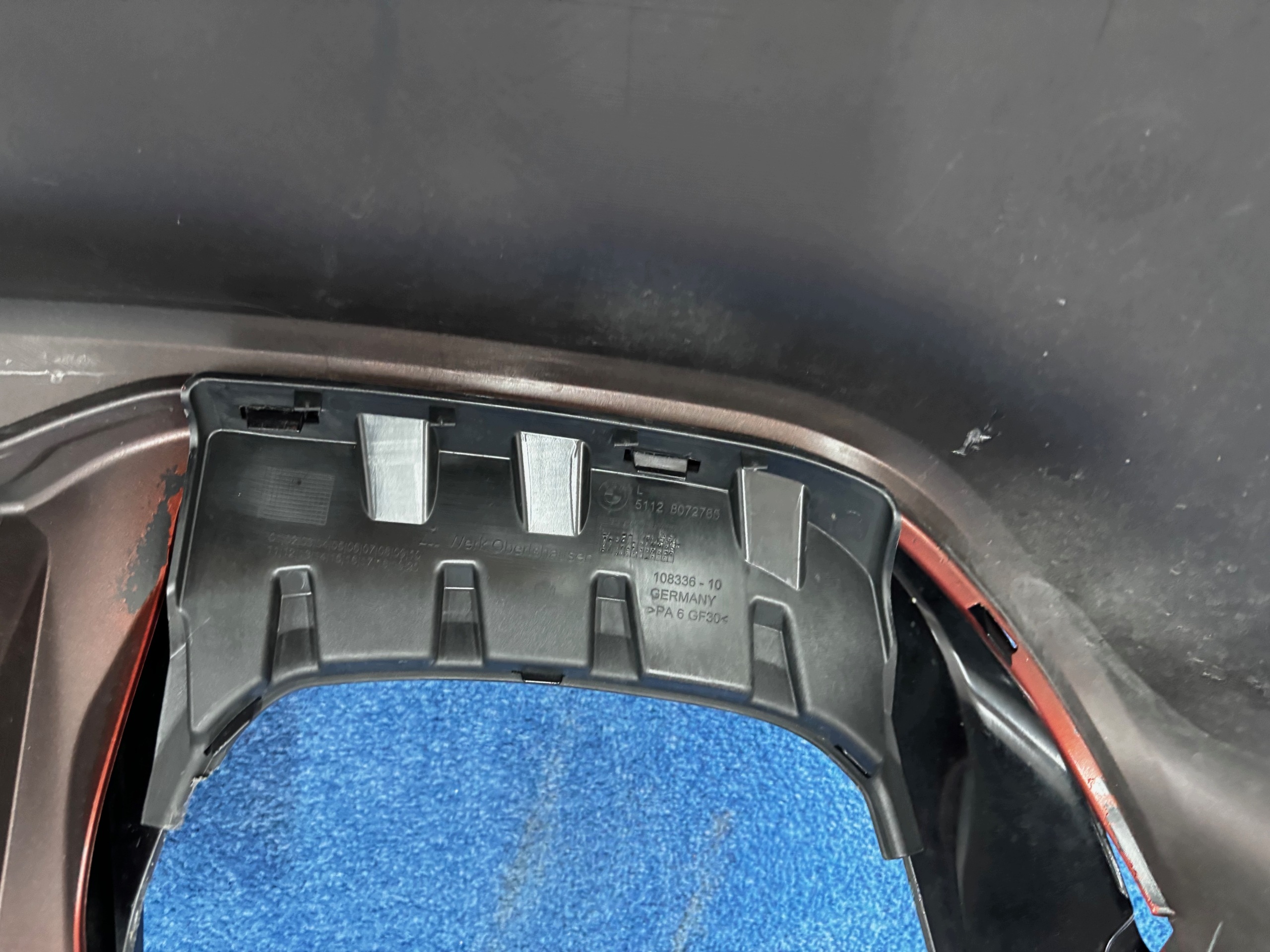 BMW M2 M87 M-POWER 2015-2021 bumper rear part plus diffuser 8062184 8079561