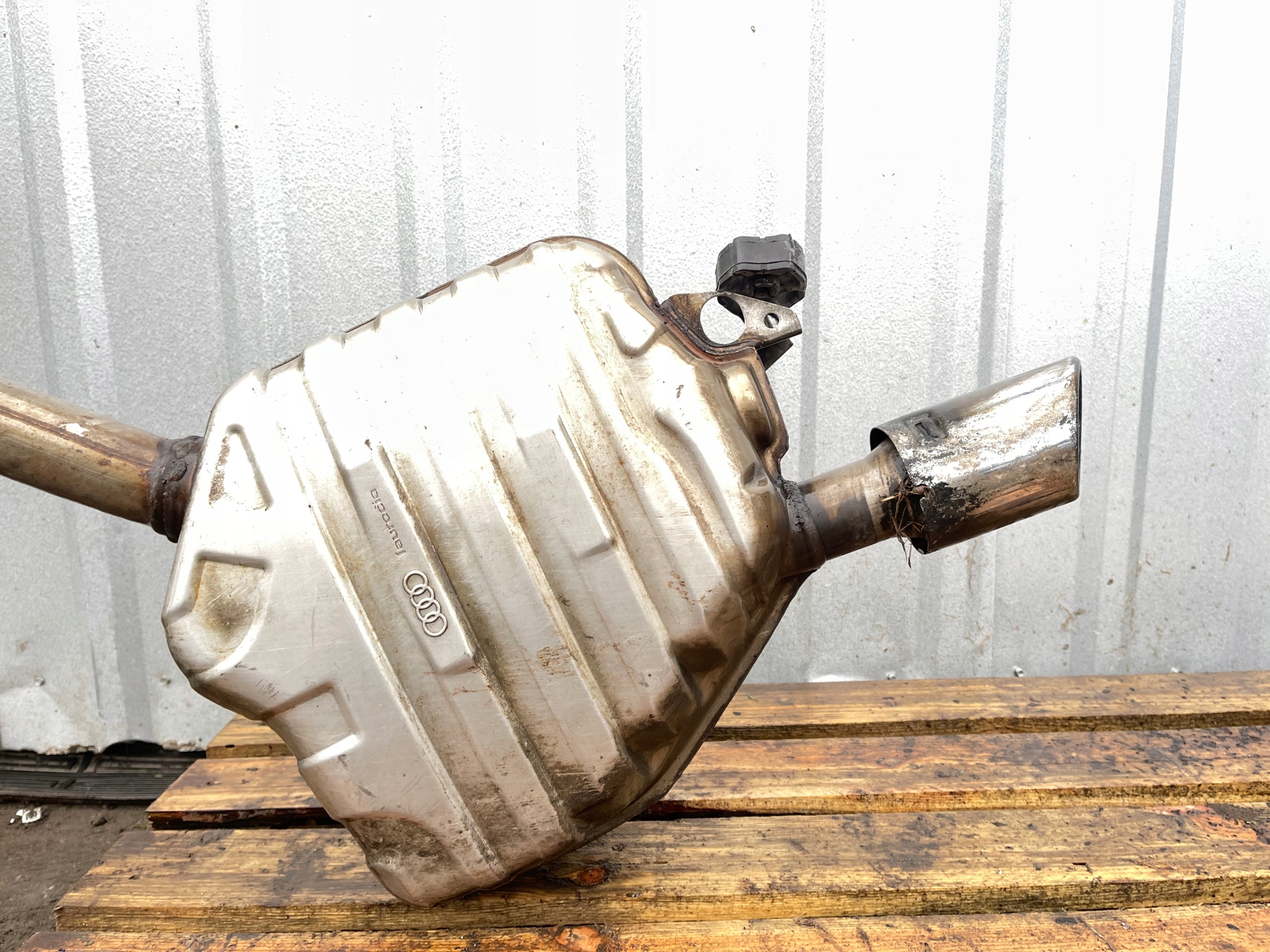 pipe exhaust TLUMIKI KOMPLET A6 C7 4G0253411C