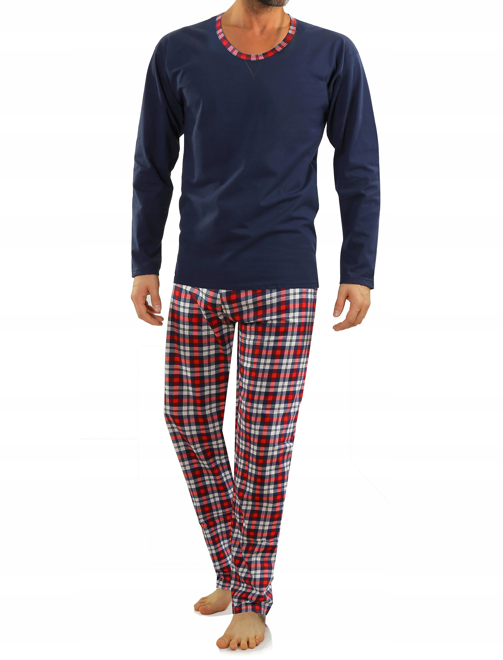 Sesto Senso dlouhé pánské pyžamo L