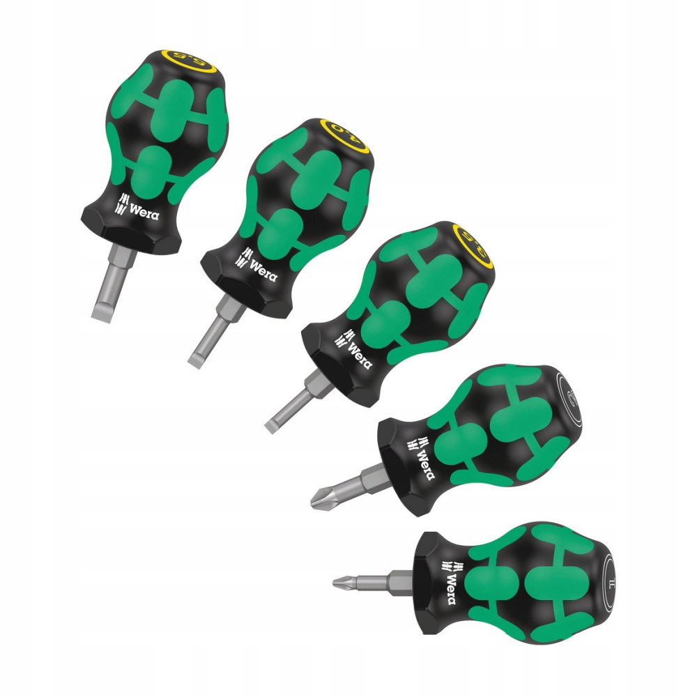 

Wera 008871001 Zestaw 5 wkrętaków Stubby