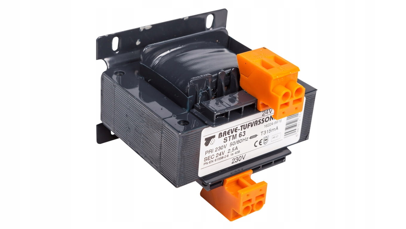 

Transformator 1-fazowy Stm 63VA 230/24V 16224-9916