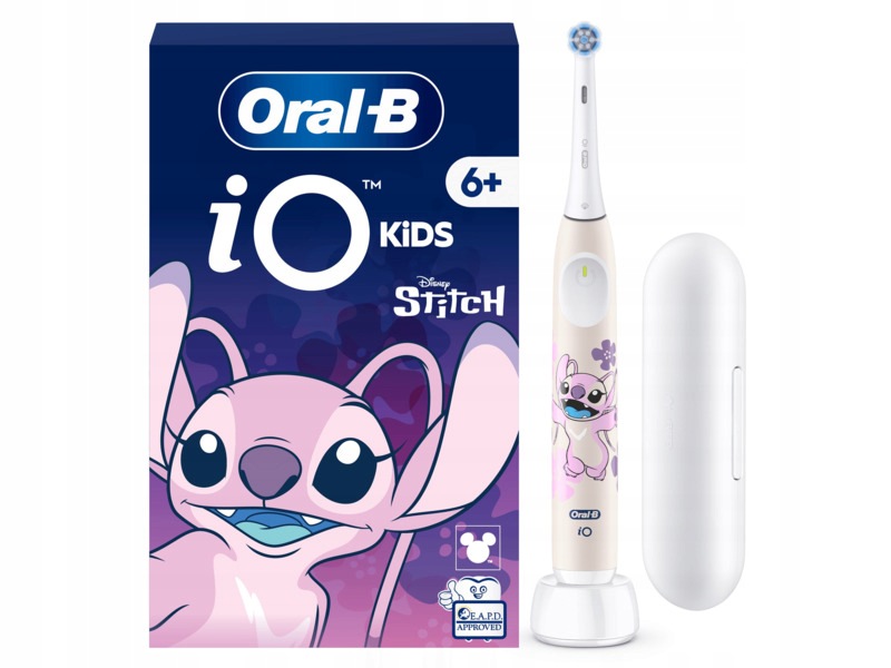 Szczoteczka Magnetyczna Oral-b Io Stitch Różowy Etui Podróżne