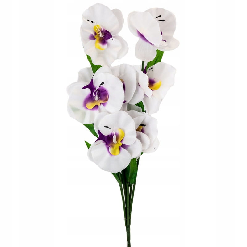 BIAŁY STORCZYK DO WAZONU BUKIET KWIATÓW ORCHIDEA