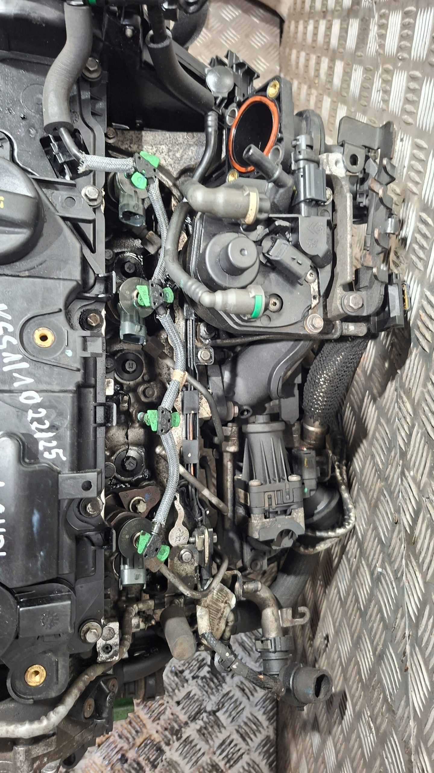 engine unprotected pillar Z UKLADEM PALIWOWYM CITROEN BERLINGO II 1.6HDI 9H06
