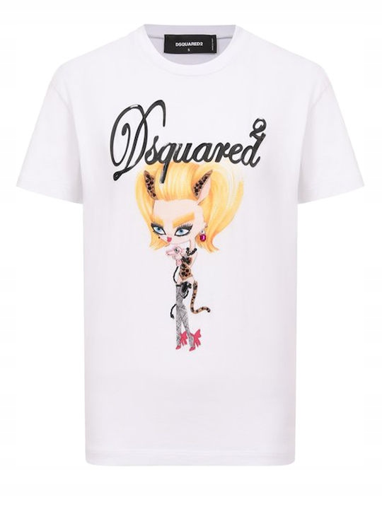 Dsquared2 Just Right Fit Tee Tričko s potiskem S