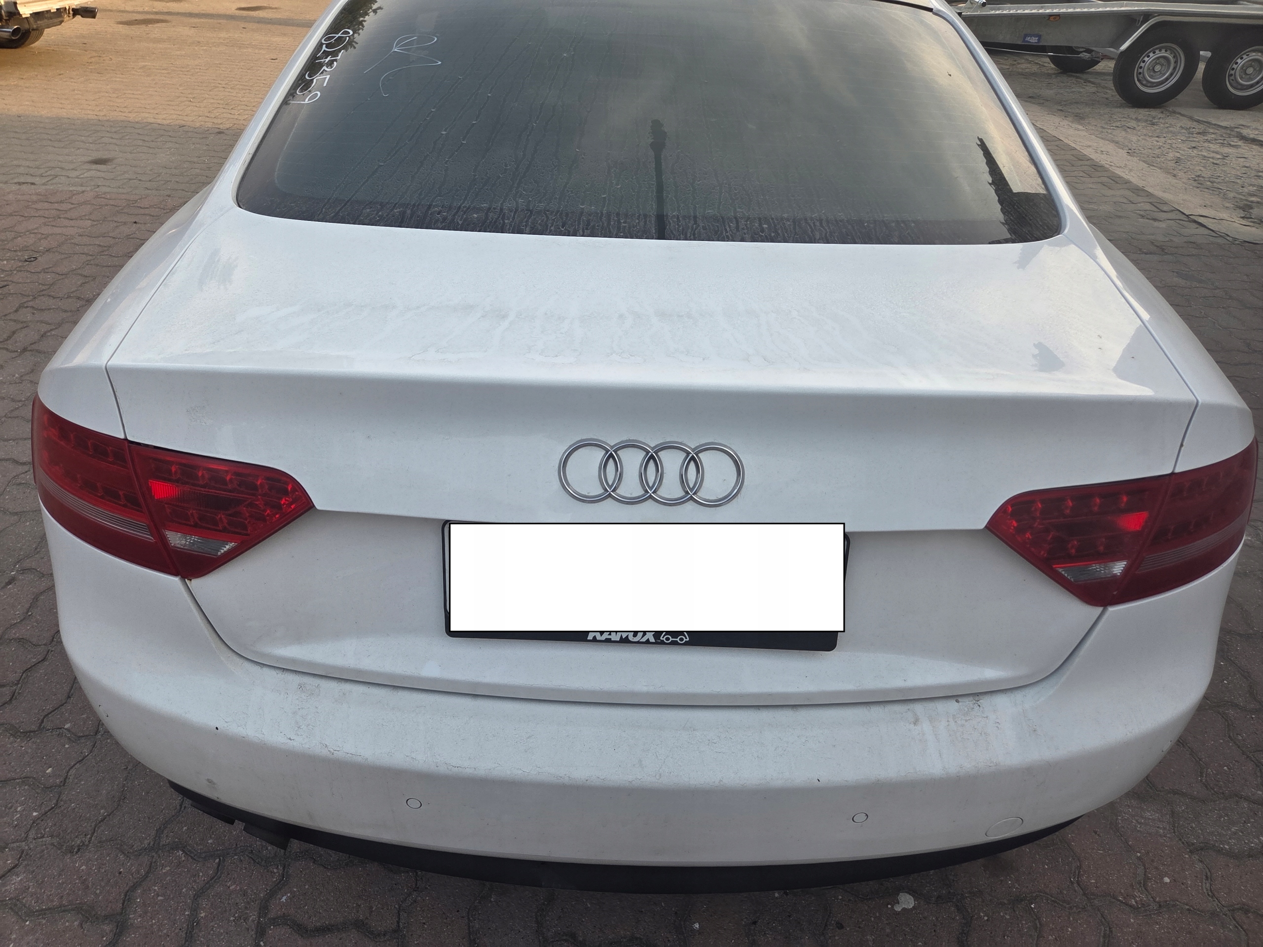 trunk door boot unprotected AUDI A5 8T COUPE LY9C