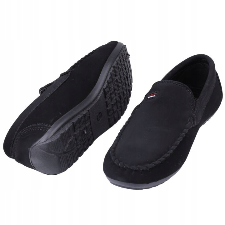 Mokasyny chłopięce czarne komunijne półbuty Kod producenta AB996B-7s40