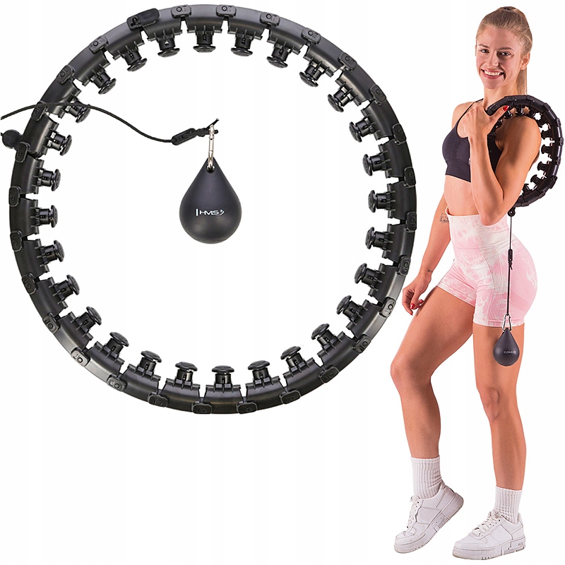 Hula Hoop S Výstupky A Zátěží Plus Size Gravitační Míč Hms