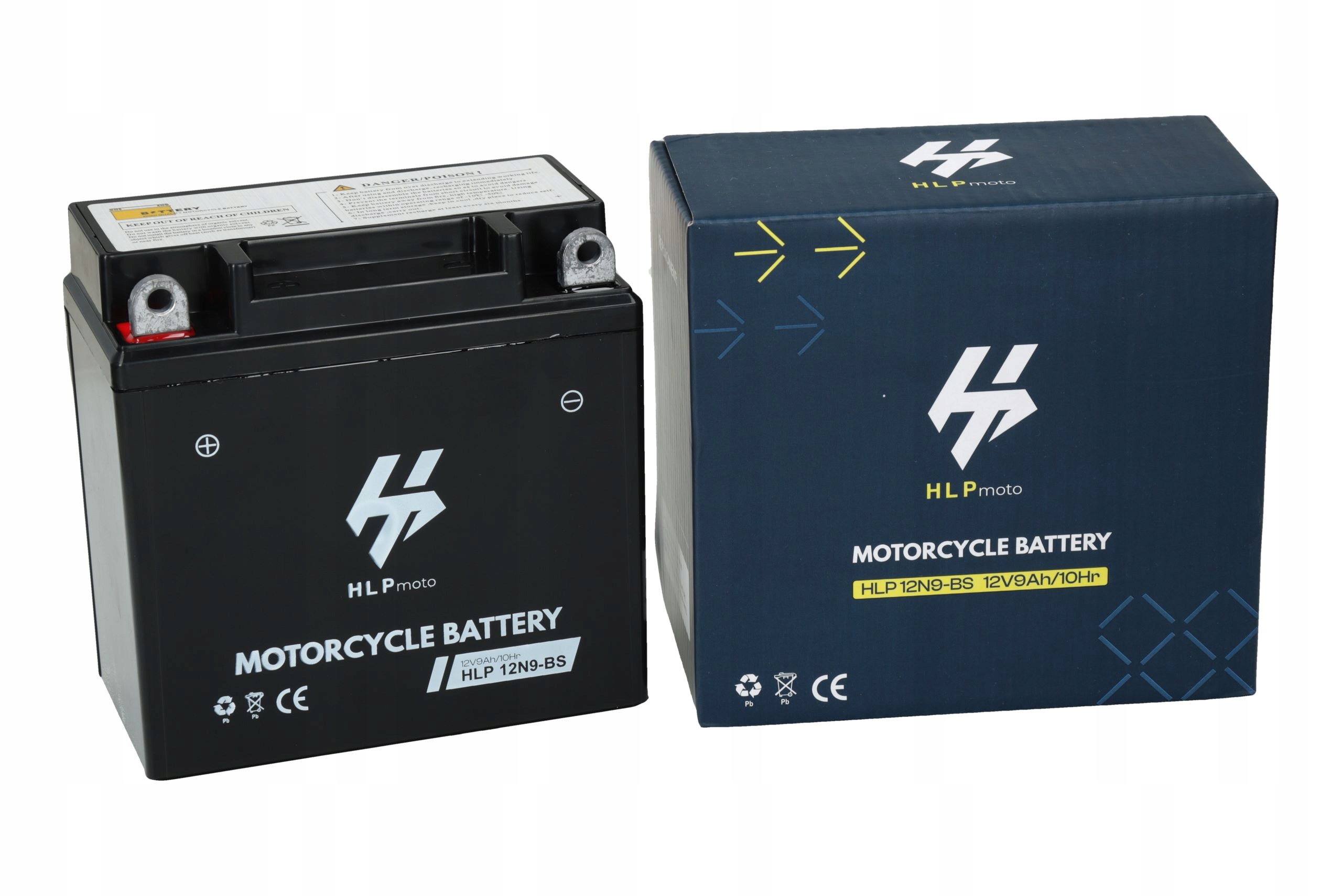 Akumulator motocyklowy żelowy Hlp 12N9-BS Quad Atv 125 150 250 12V 9Ah