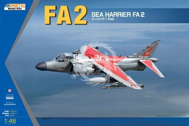 Harrier FA2 Kinetic K48041 měřítko 1/48