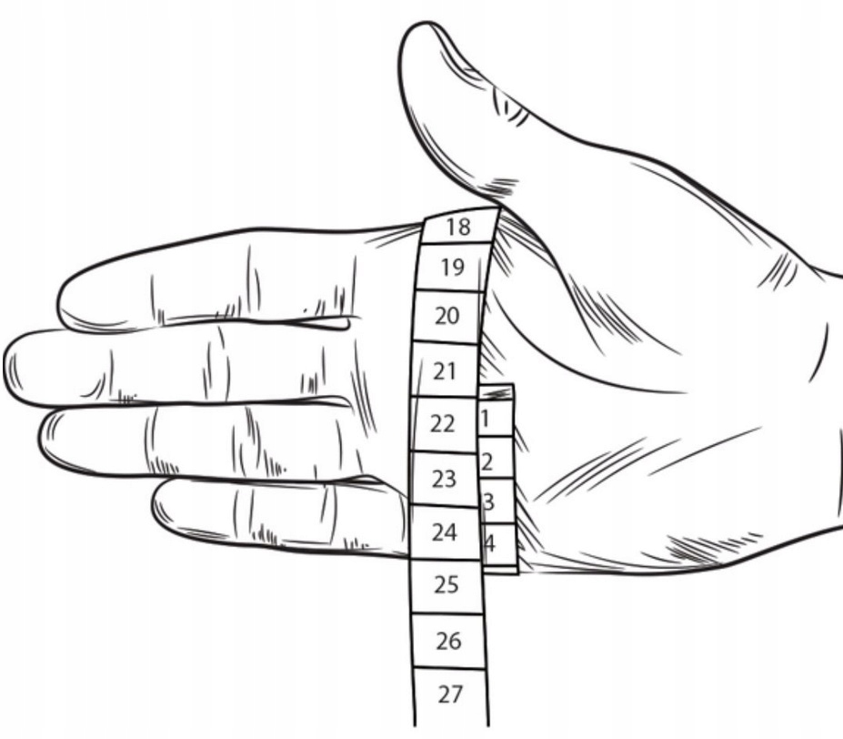 RĘKAWICZKI wojskowe do munduru galowego BIAŁE wzór 543/MON S-20 Rozmiar S