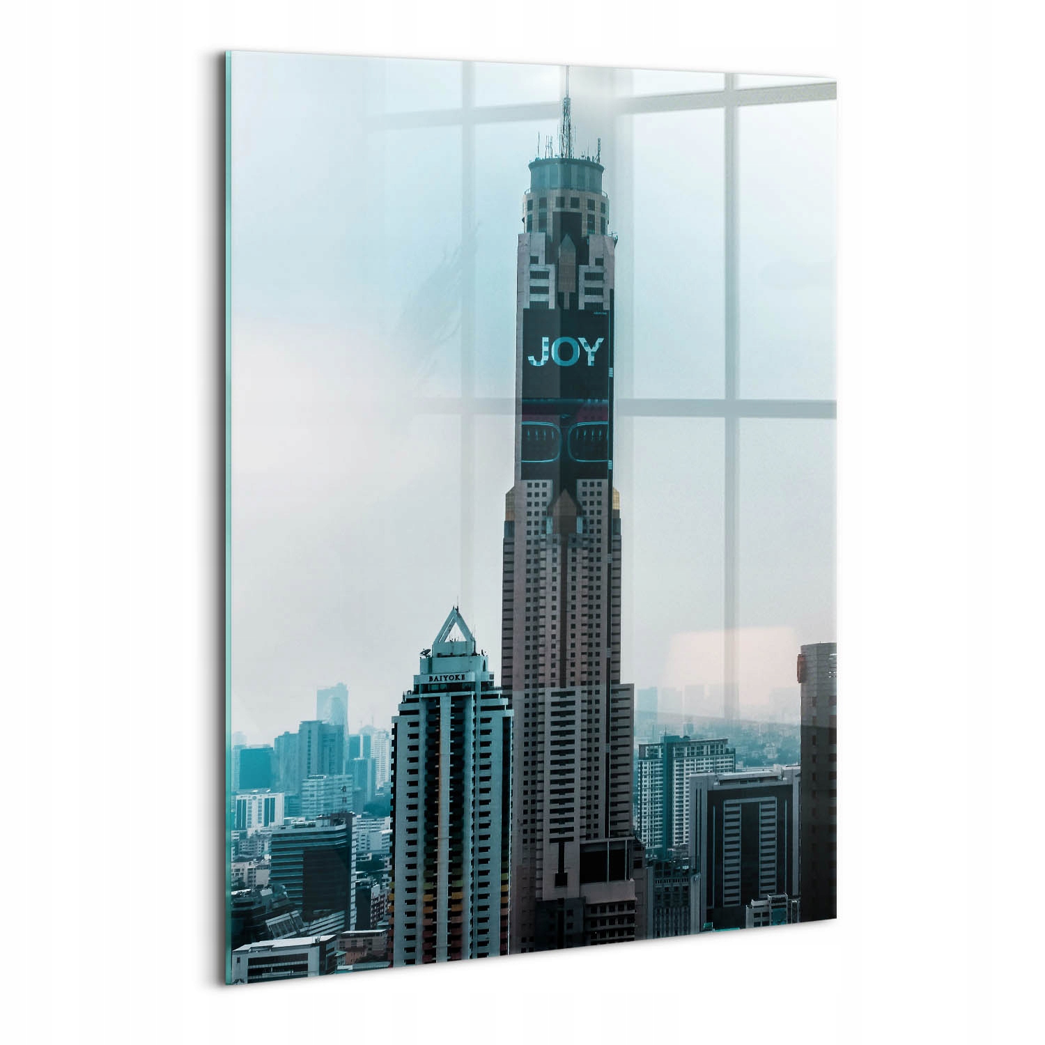 Skleněný fotoobraz Sklo na zeď do jídelny Baiyoke Tower v Thajsku