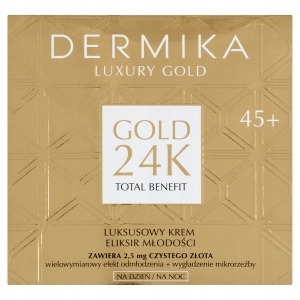 Luxury Gold 24K 45+ Krém na obličej 50 ml Elixír mládí Dermika