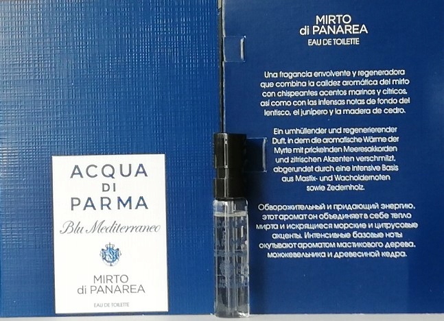 ACQUA DI PARMA MIRTO DI PANAREA 1,5 ml.