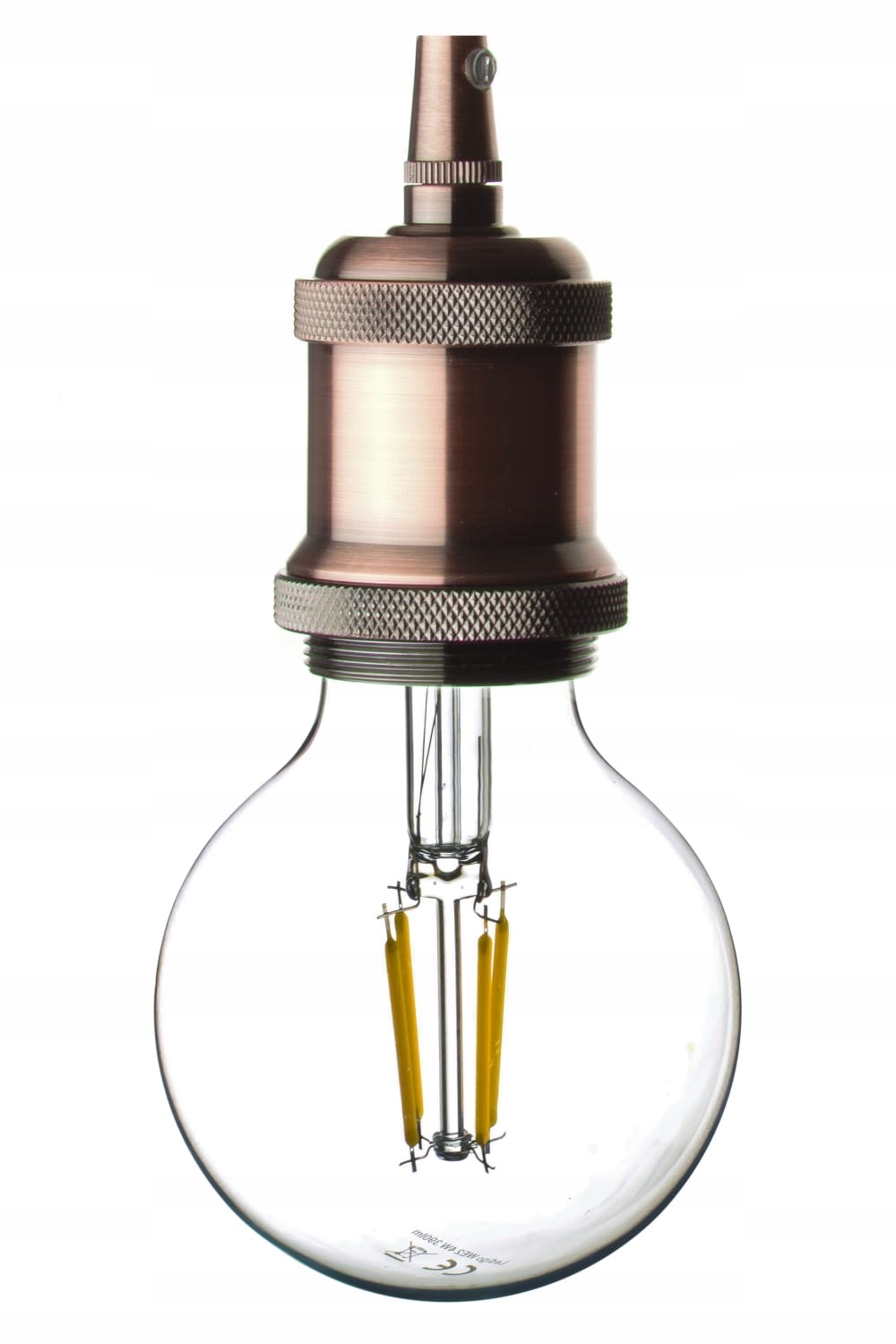 Oprawka dekoracyjna E27 metalowa LOFT miedź Marka Ledigo